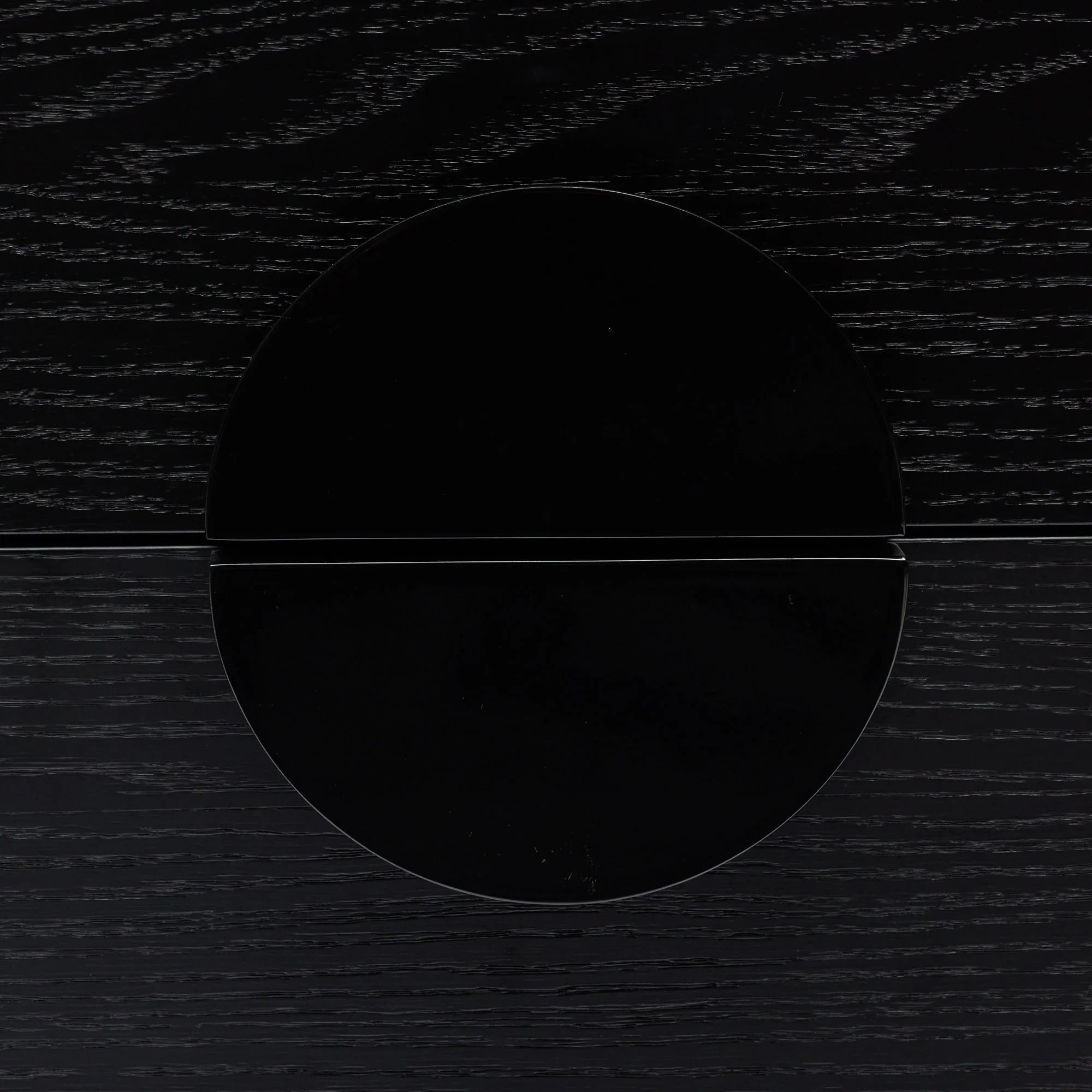 Table de chevet moderne en chêne noir pour chambre à coucher