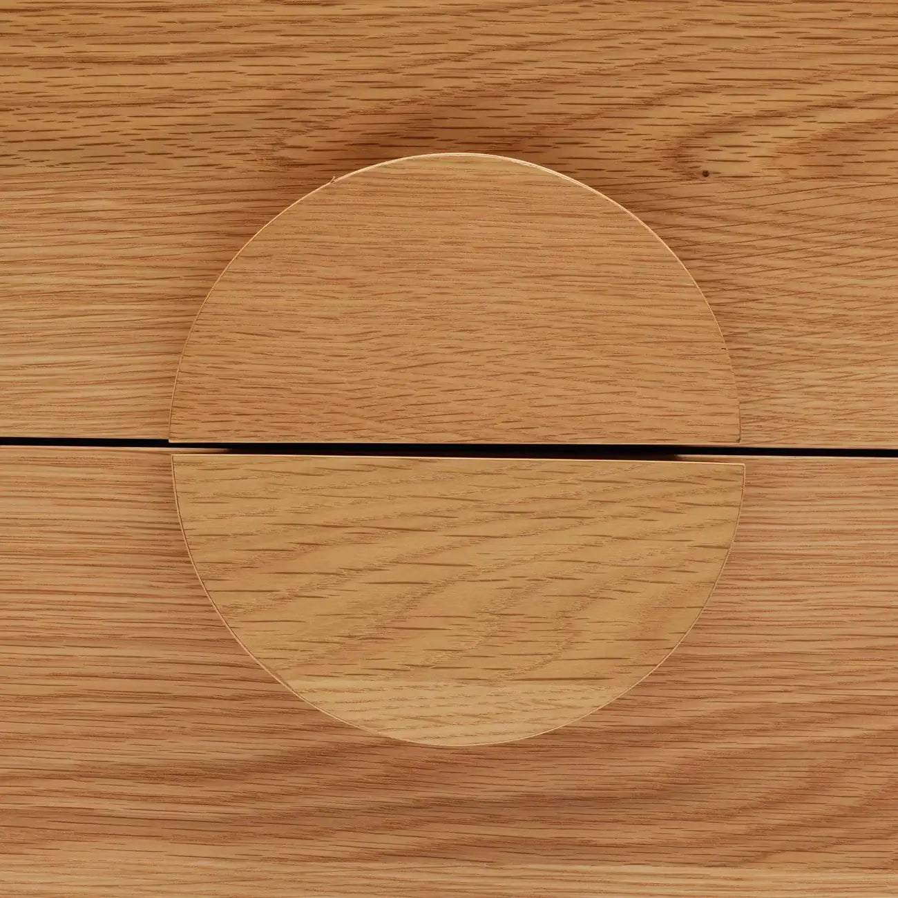 Table de chevet moderne en chêne naturel pour chambre à coucher