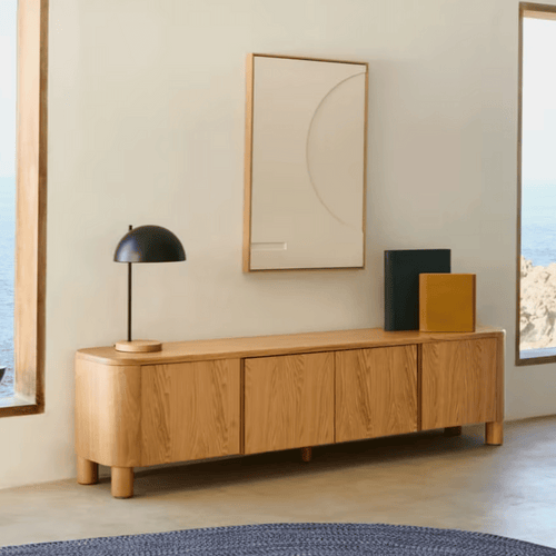 Meuble TV en frêne pour salon