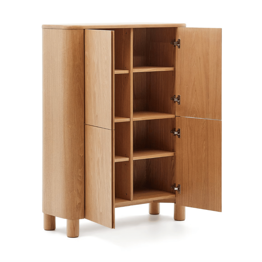 Armoire de rangement à cendres avec rangement pour bureau