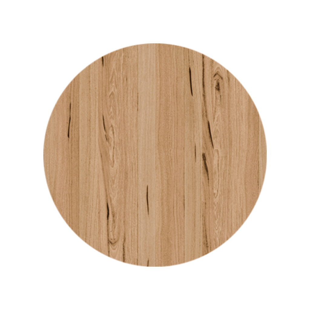 Table à manger minimaliste naturelle avec fermeture douce