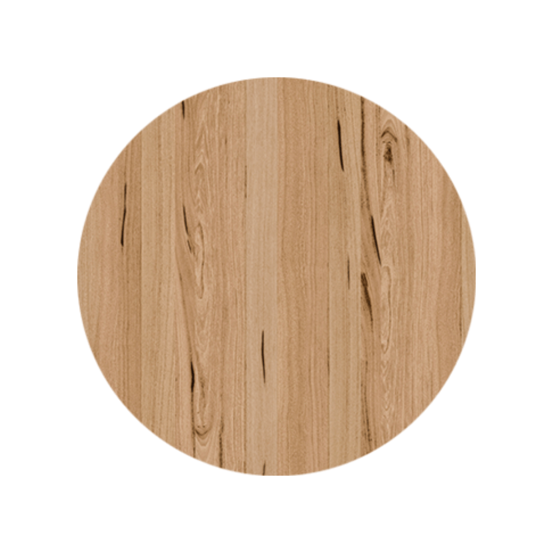 Table à manger minimaliste naturelle avec fermeture douce
