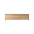 Table à manger minimaliste naturelle avec fermeture douce