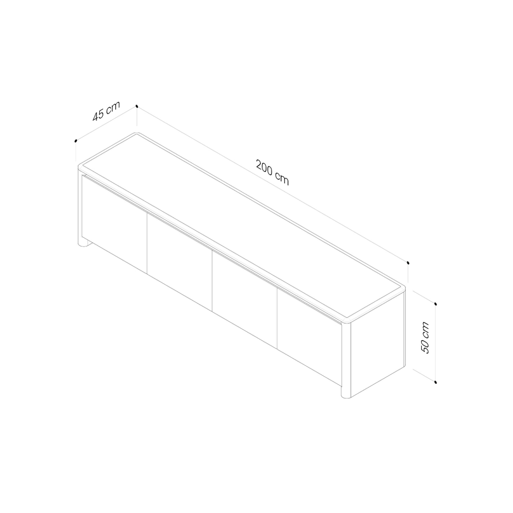 Table à manger minimaliste naturelle avec fermeture douce