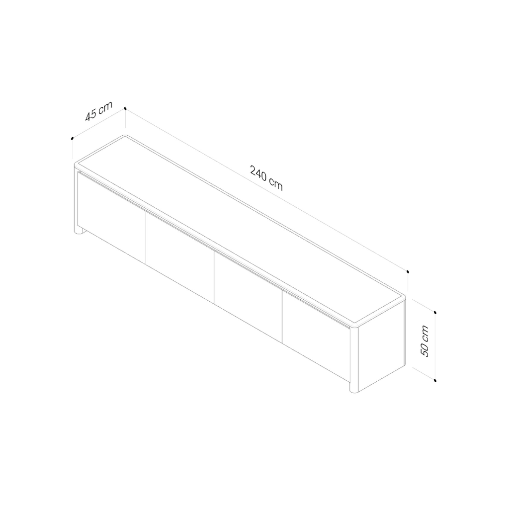 Table à manger minimaliste naturelle avec fermeture douce