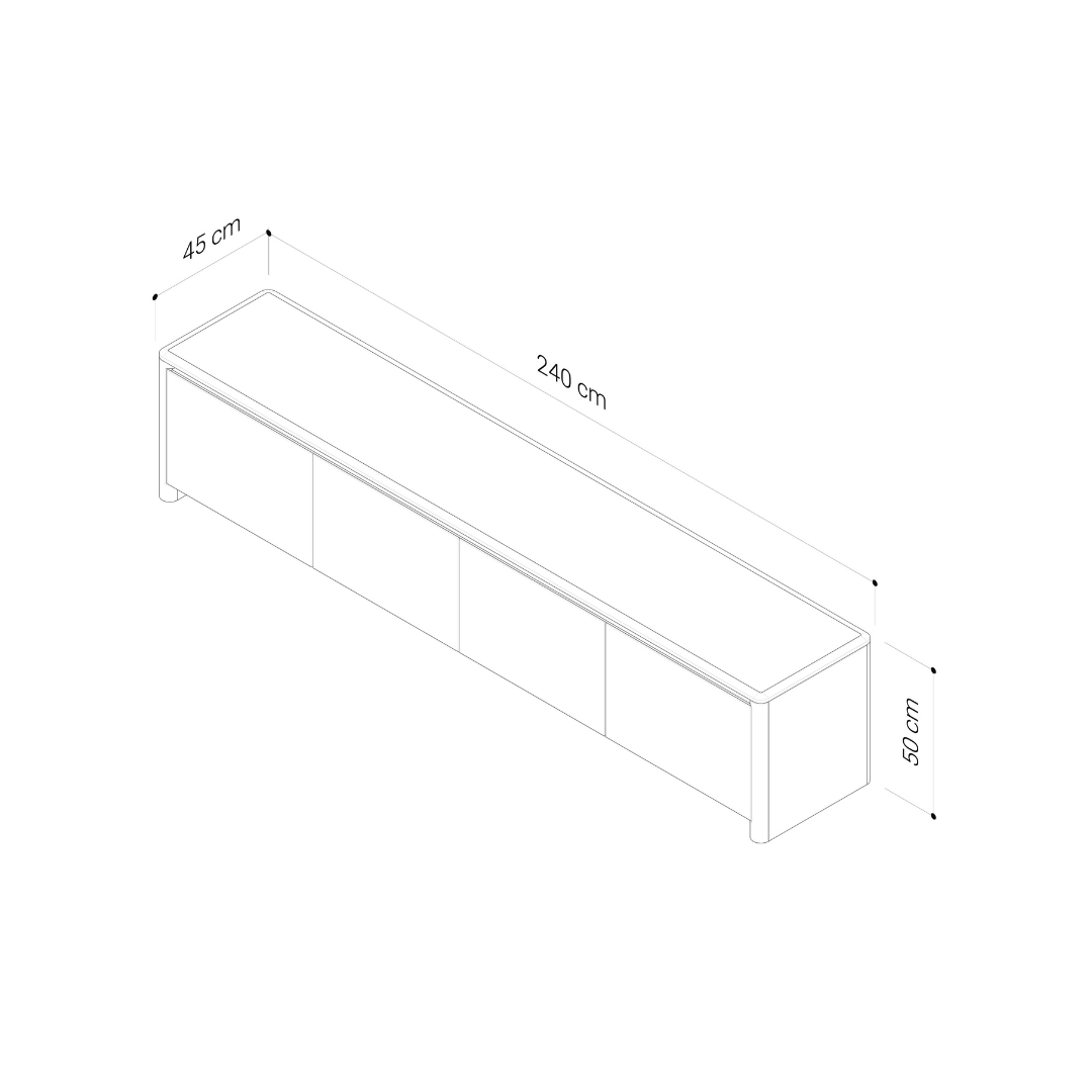 Table à manger minimaliste naturelle avec fermeture douce