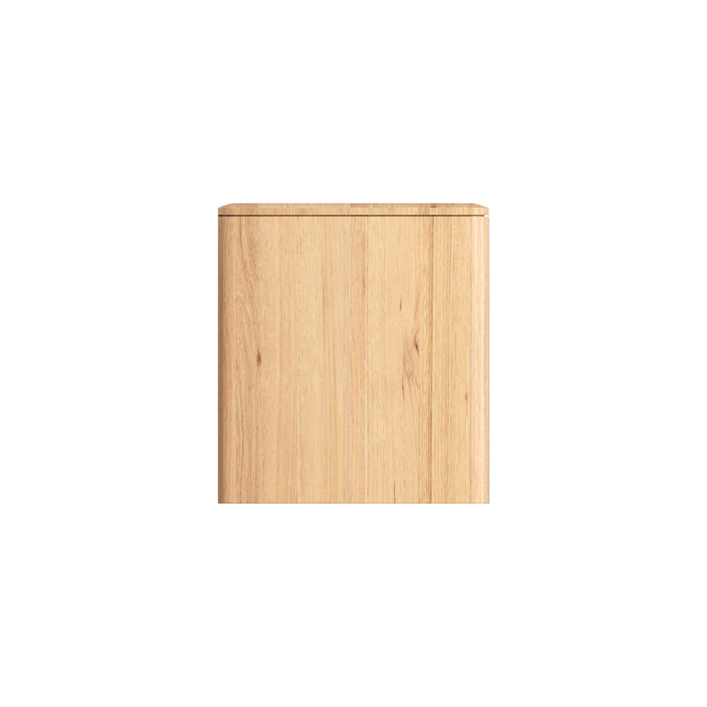 Table à manger minimaliste naturelle avec fermeture douce