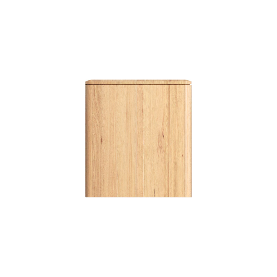 Table à manger minimaliste naturelle avec fermeture douce