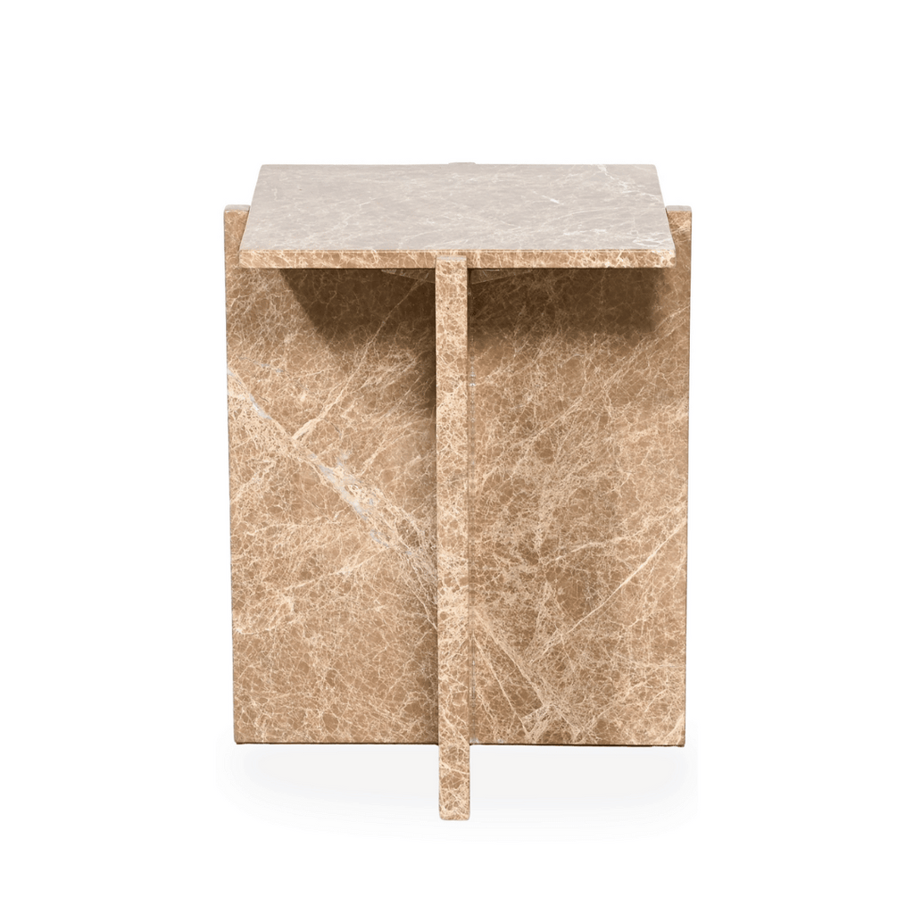Table d'appoint en marbre naturel