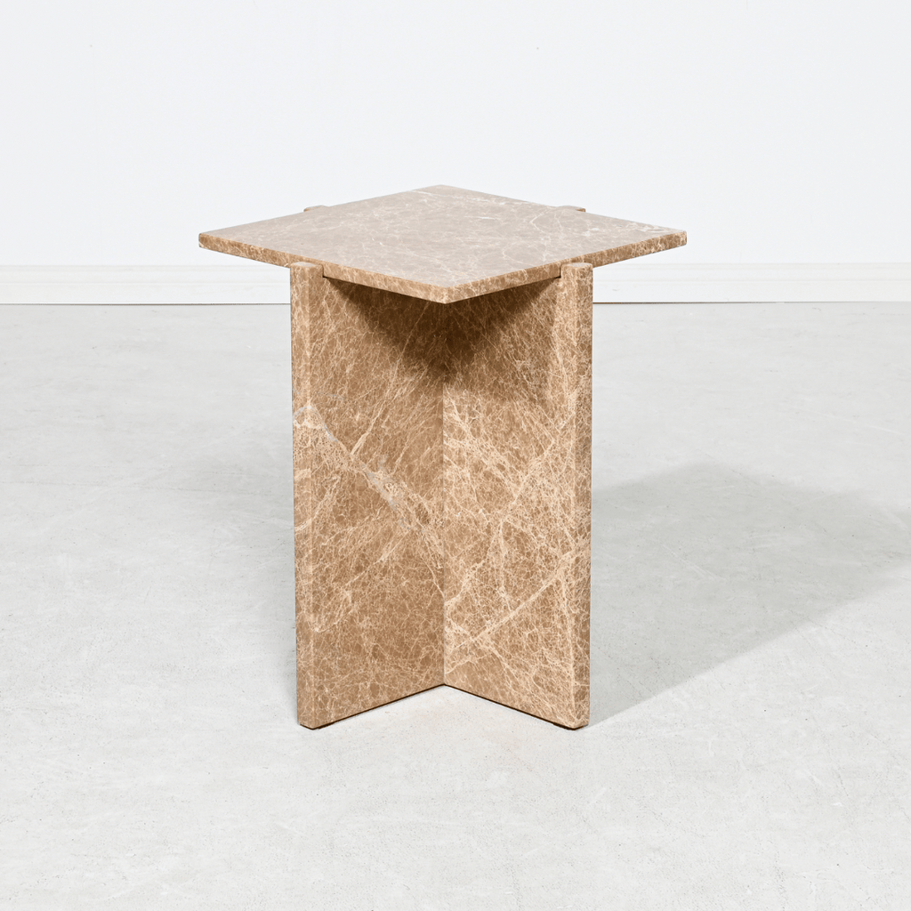 Table d'appoint en marbre naturel