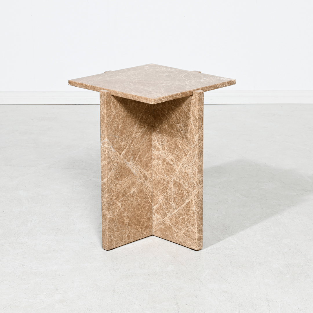 Table d'appoint en marbre naturel