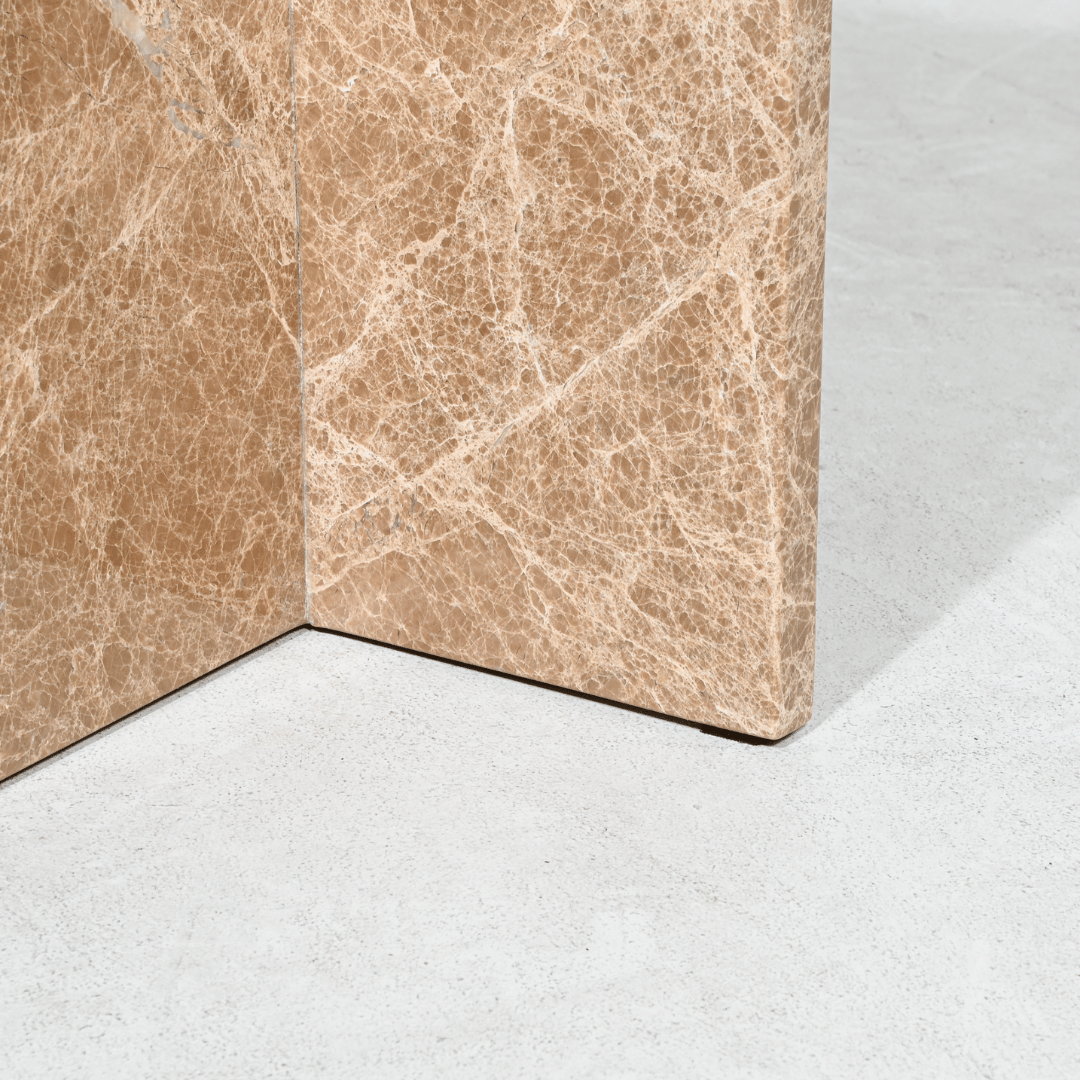 Table d'appoint en marbre naturel