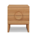 Table de chevet moderne en chêne naturel pour chambre à coucher
