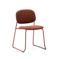 Chaise de salle à manger moderne en métal empilable