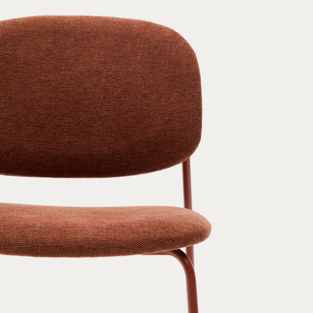 Chaise de salle à manger moderne en métal empilable