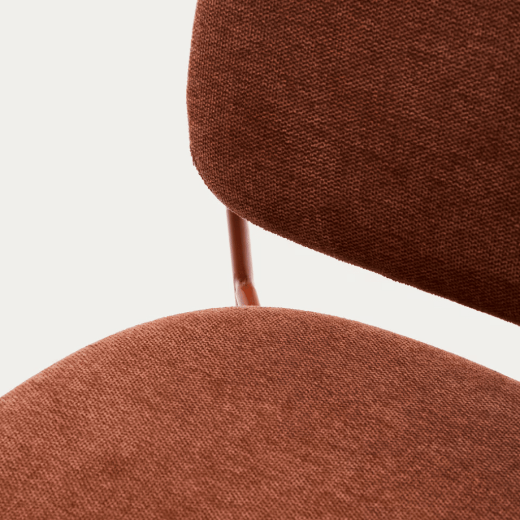 Chaise de salle à manger moderne en métal empilable