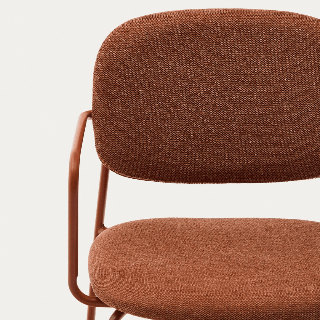 Chaise de salle à manger moderne en métal, empilable