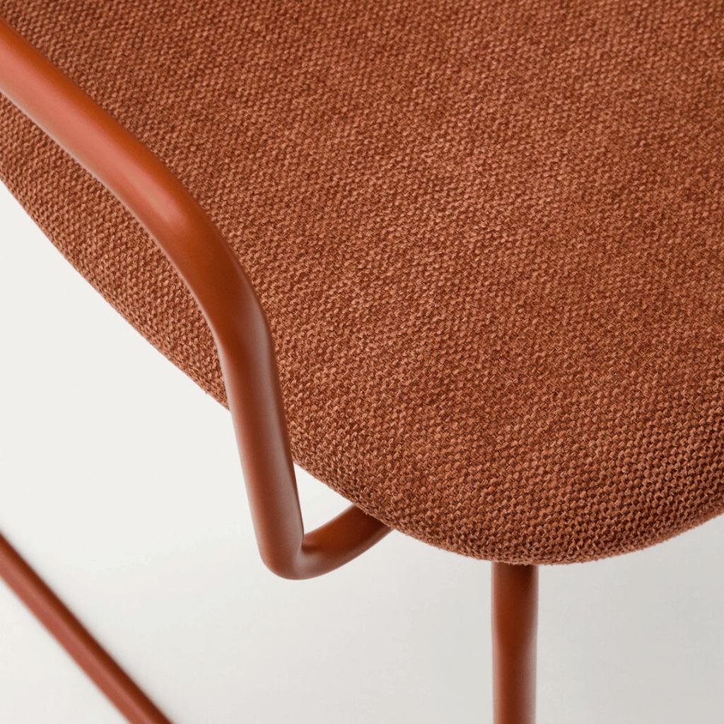 Chaise de salle à manger moderne en métal, empilable