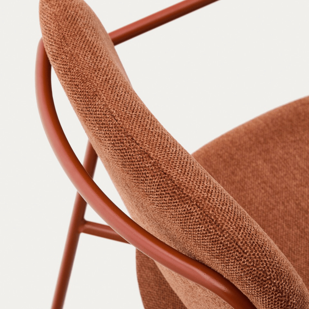 Chaise de salle à manger moderne en métal, empilable