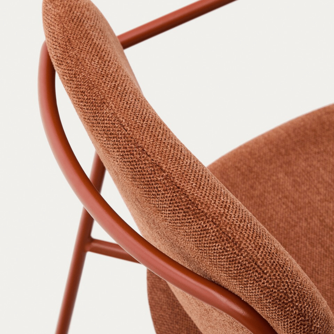 Chaise de salle à manger moderne en métal, empilable