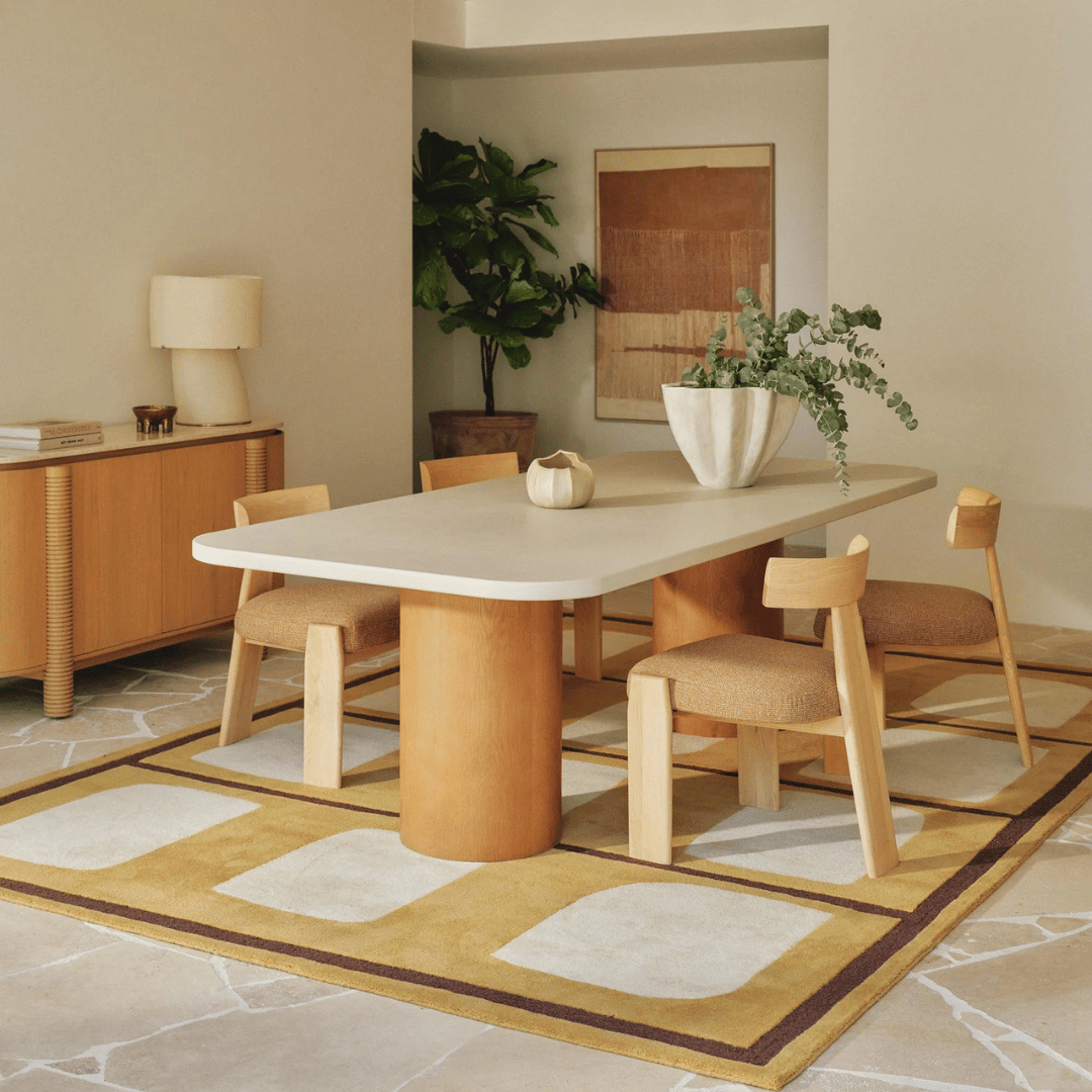 Chaise de salle à manger en chêne naturel avec mousse haute densité et assise rembourrée