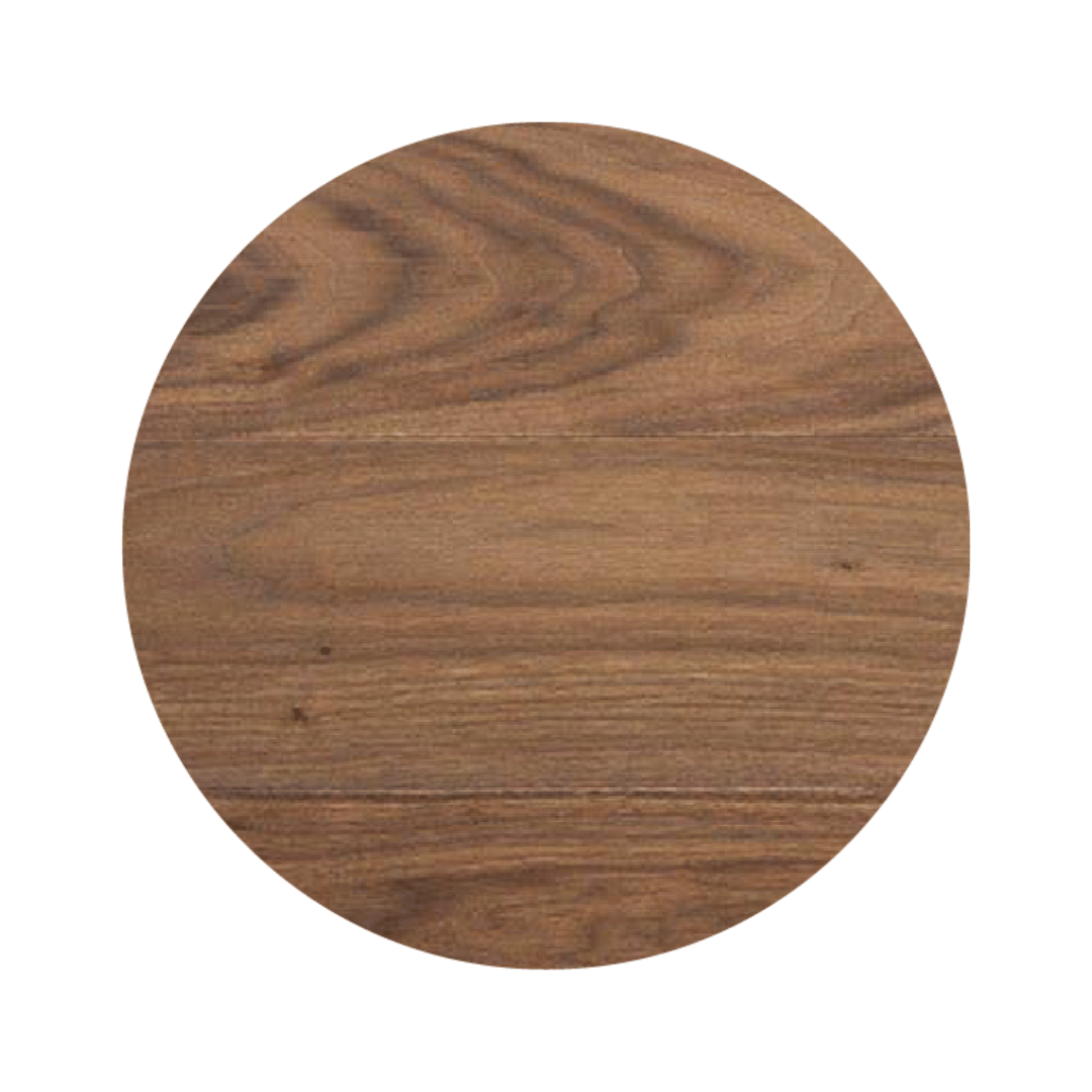 Meuble TV Mid-Century en noyer naturel avec rangements pour salon