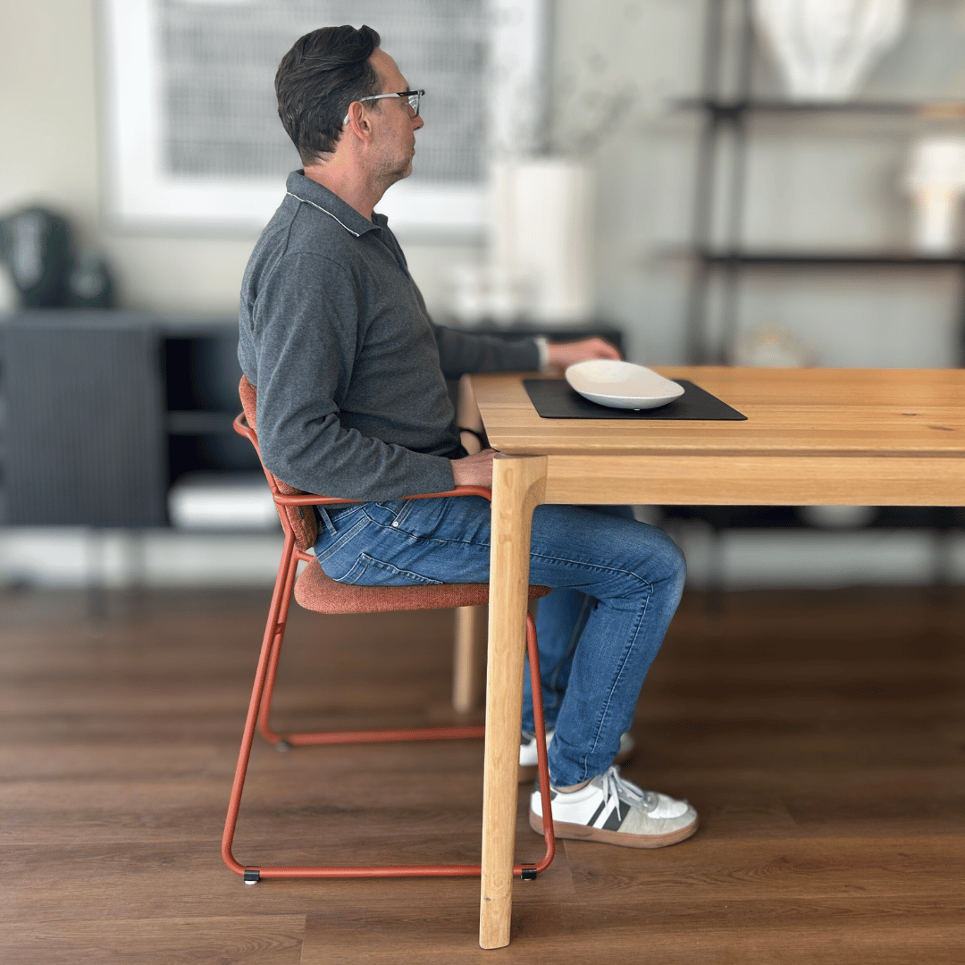 Chaise de salle à manger moderne en métal, empilable