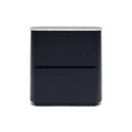 Table de chevet en marbre de chêne noir avec fermeture douce et rangement pour chambre à coucher