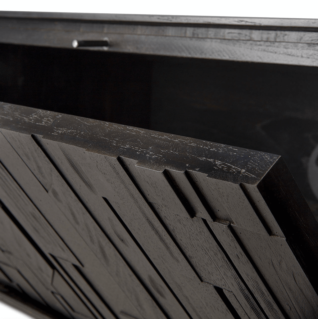Meuble TV marron foncé pour salon