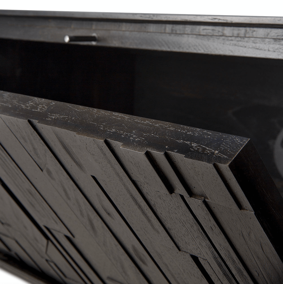Meuble TV marron foncé pour salon