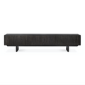 Meuble TV marron foncé pour salon