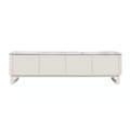 Buffet en marbre ivoire moderne pour salon
