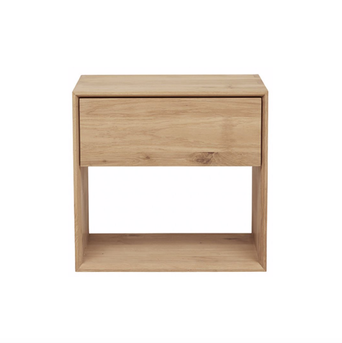 Table de chevet en chêne pour chambre à coucher