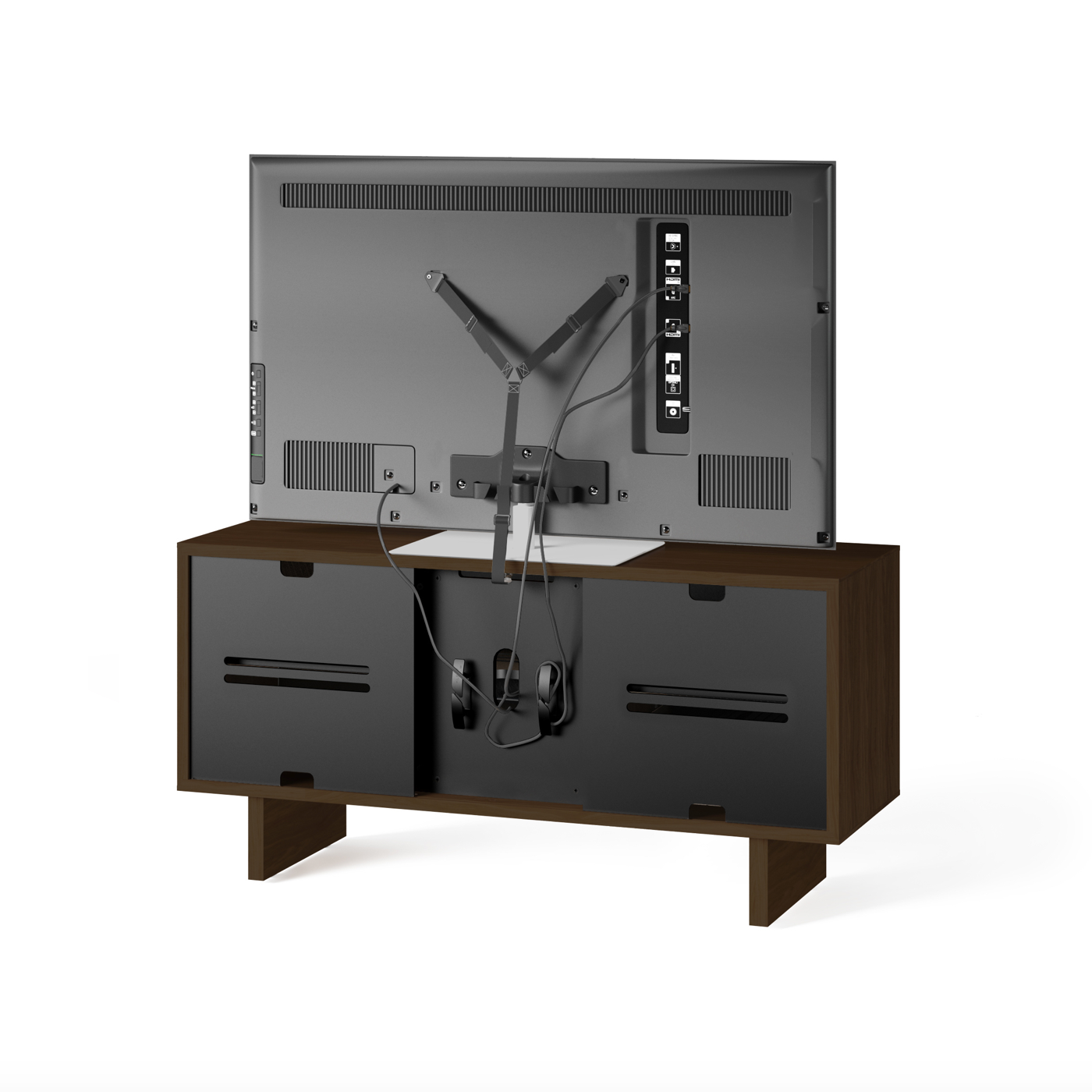 Meuble de salon style noyer grillé pour salon