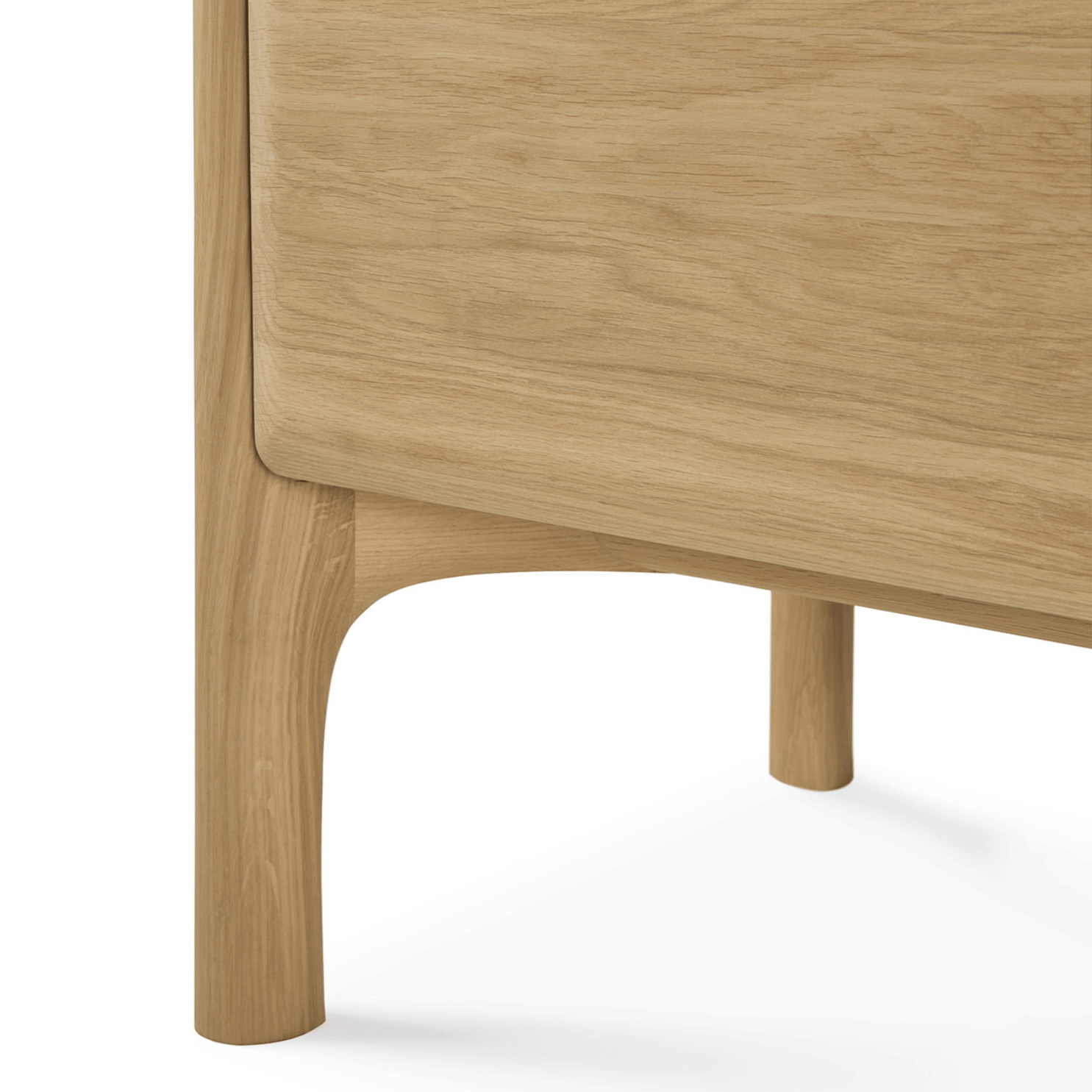 Meuble TV moderne en chêne avec rangement pour salon