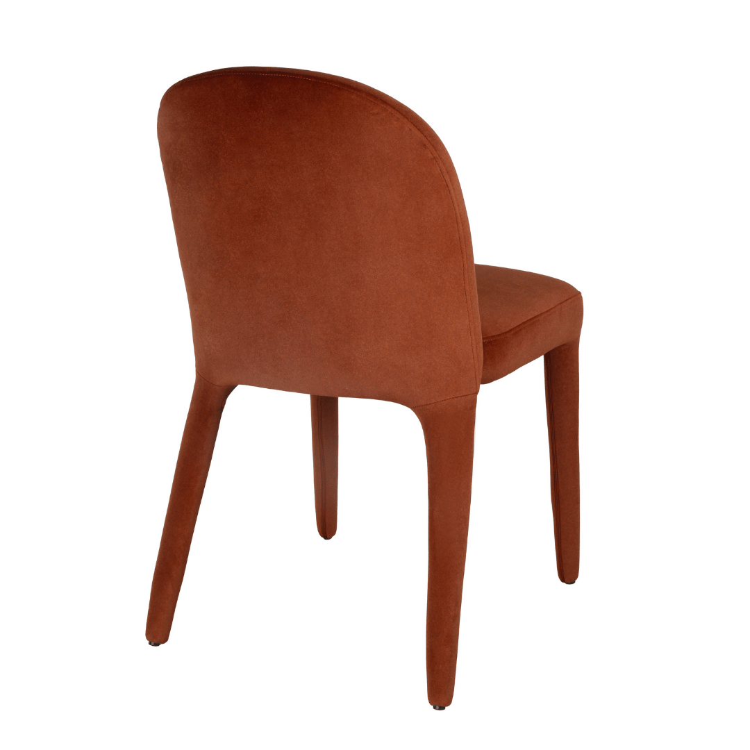 Chaise de salle à manger en tissu, design minimaliste, pour la salle à manger