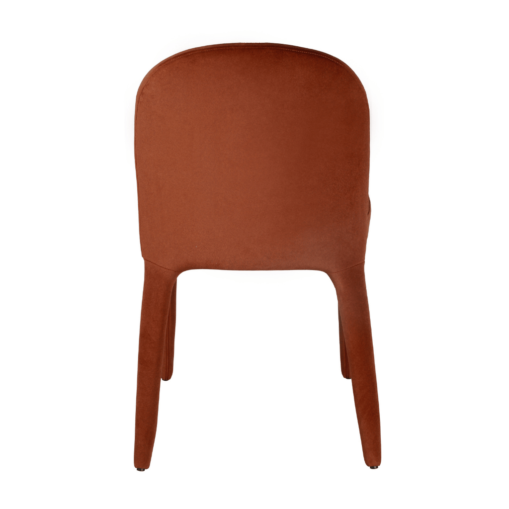 Chaise de salle à manger en tissu, design minimaliste, pour la salle à manger