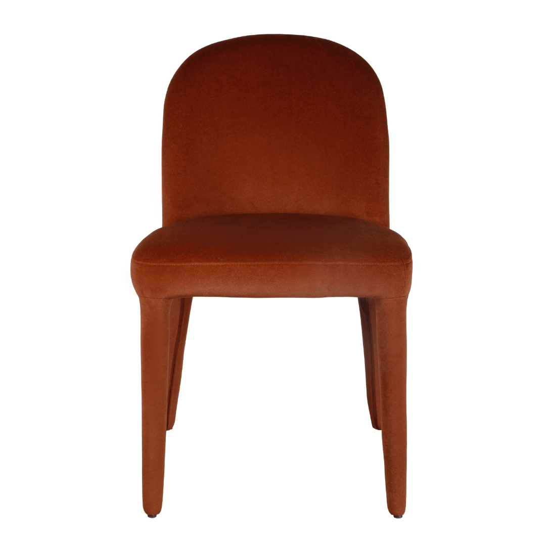 Chaise de salle à manger en tissu, design minimaliste, pour la salle à manger