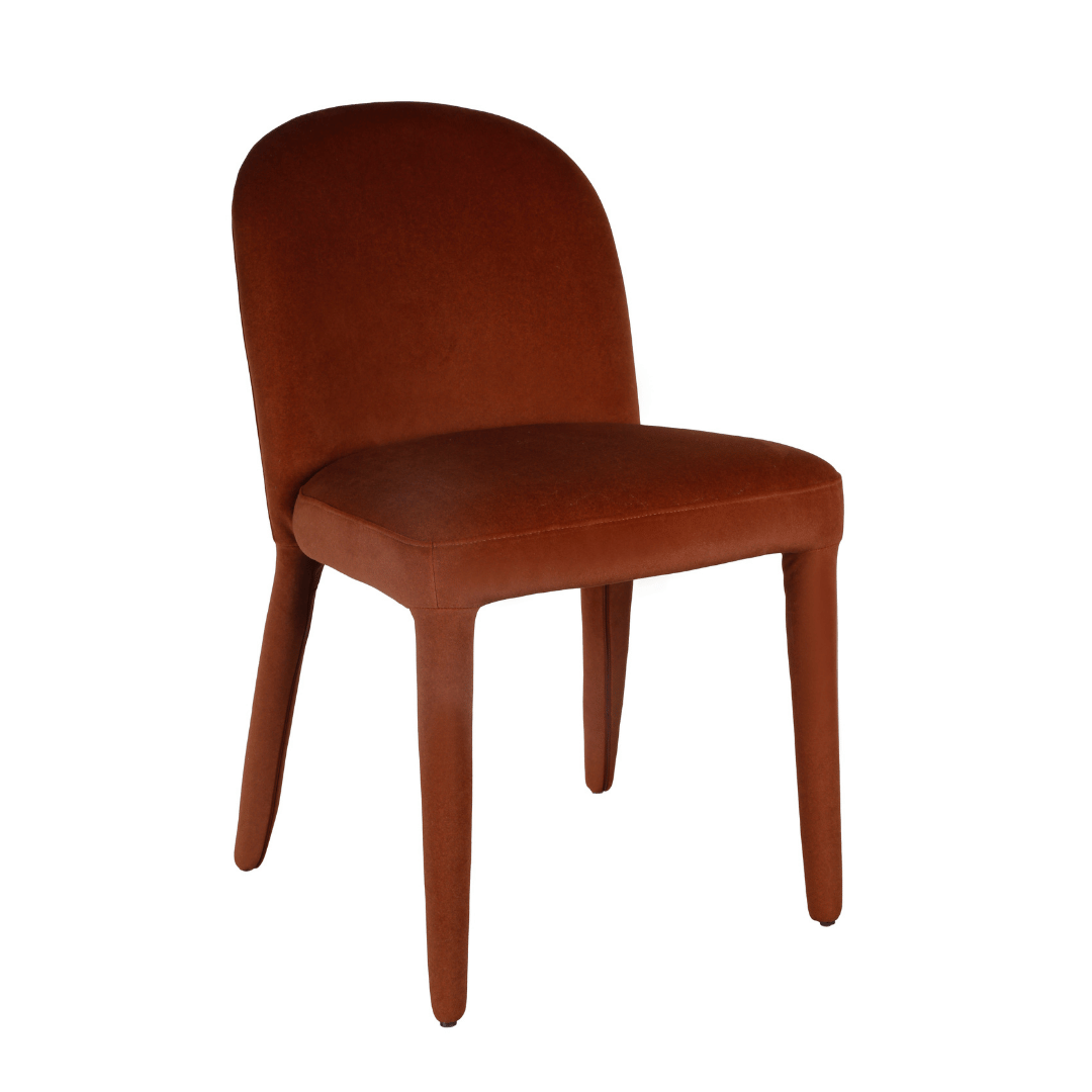 Chaise de salle à manger en tissu, design minimaliste, pour la salle à manger