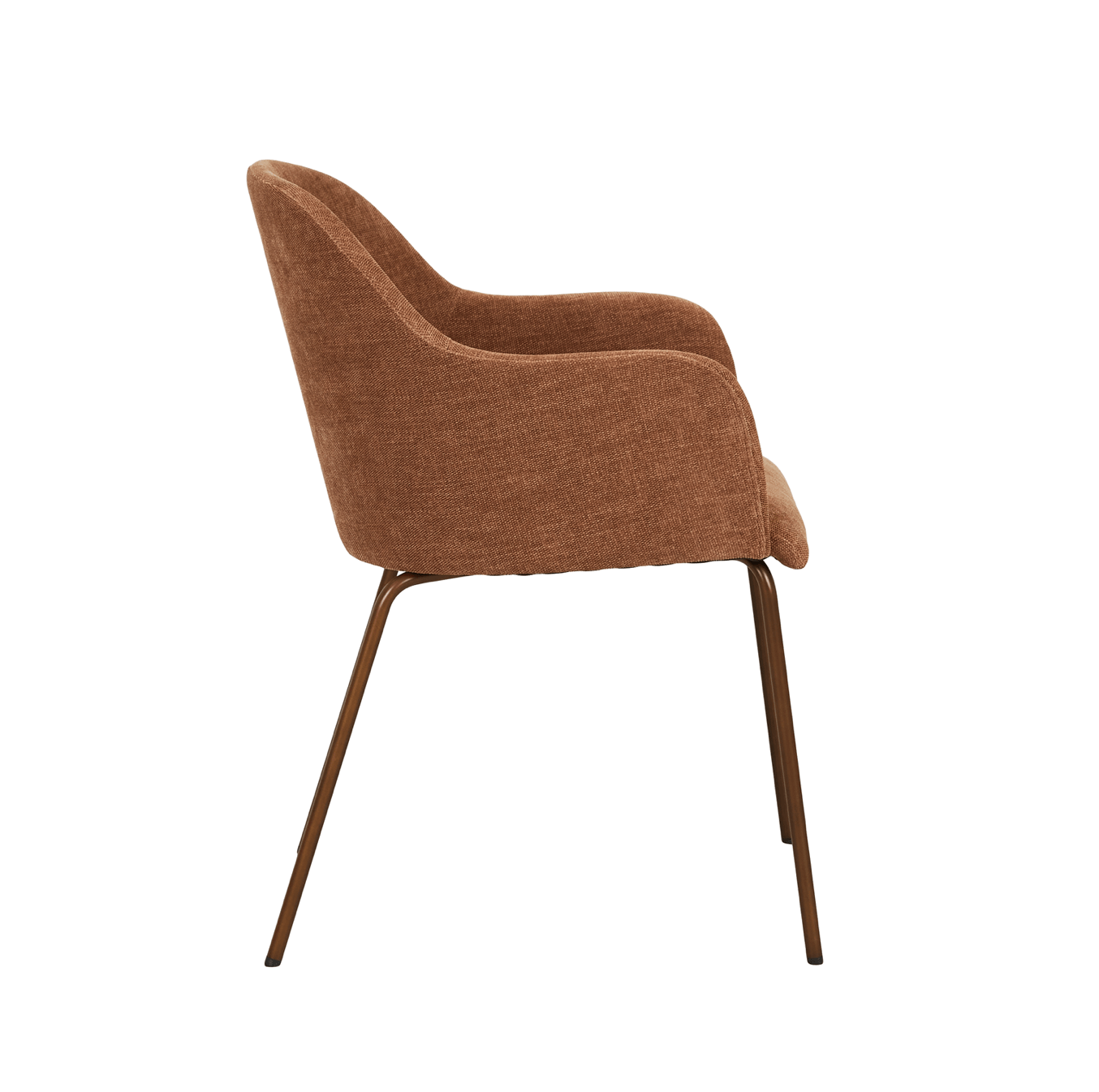 Chaise de salle à manger moderne en acier