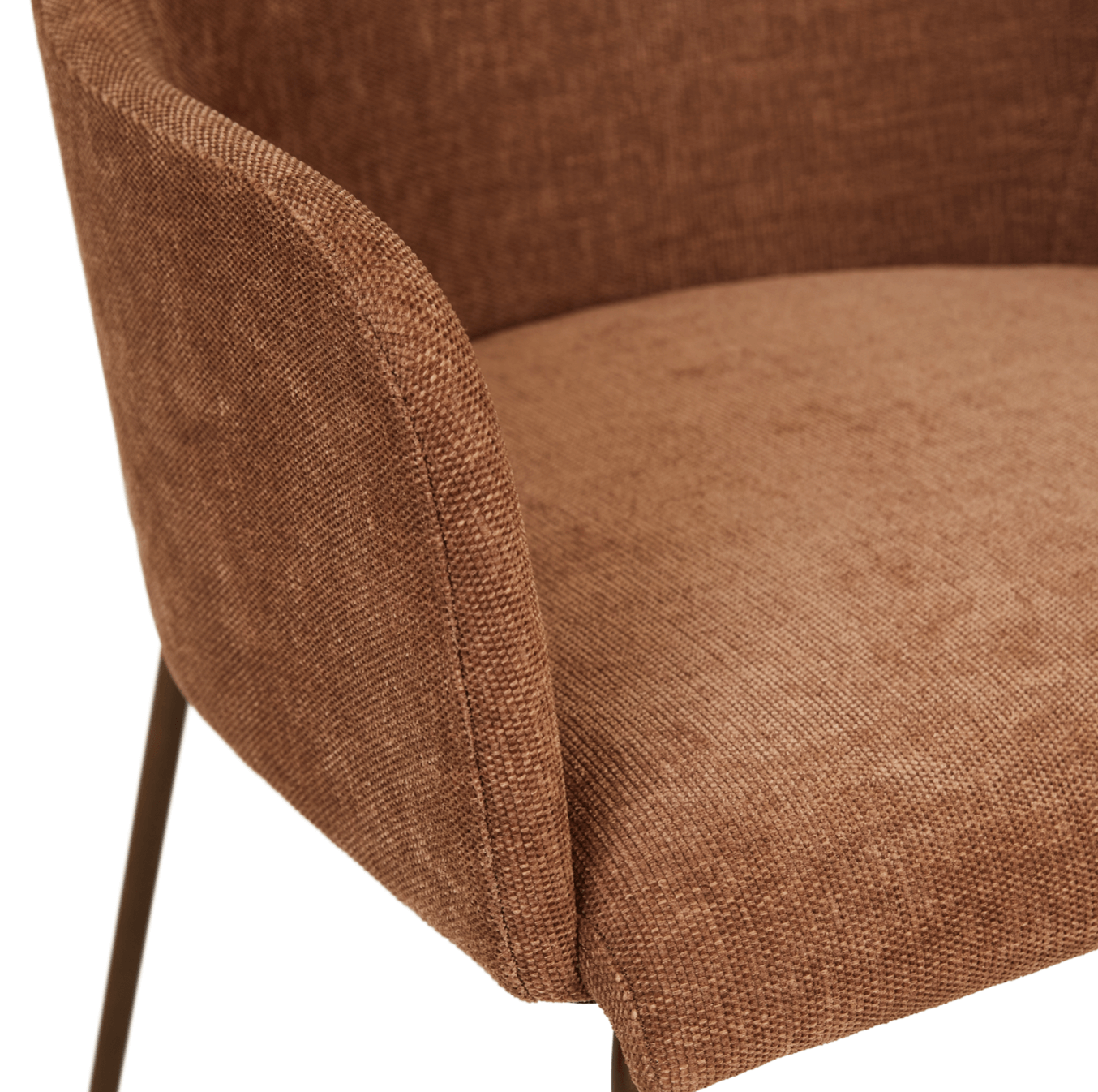 Chaise de salle à manger moderne en acier