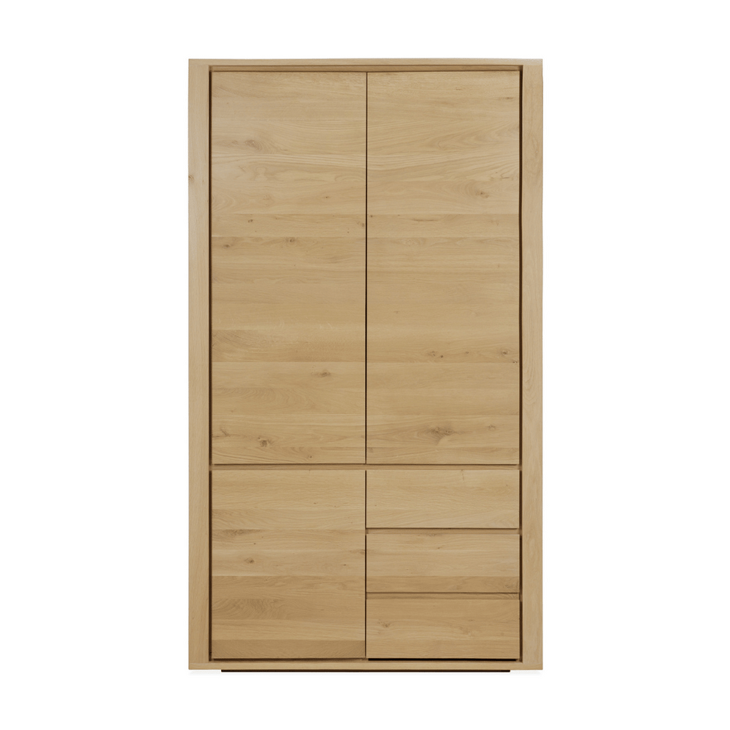 Meuble de rangement chêne Oak Oak avec rangement pour bureau