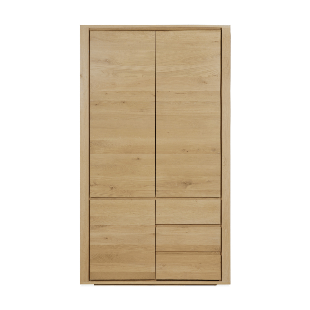 Meuble de rangement chêne Oak Oak avec rangement pour bureau