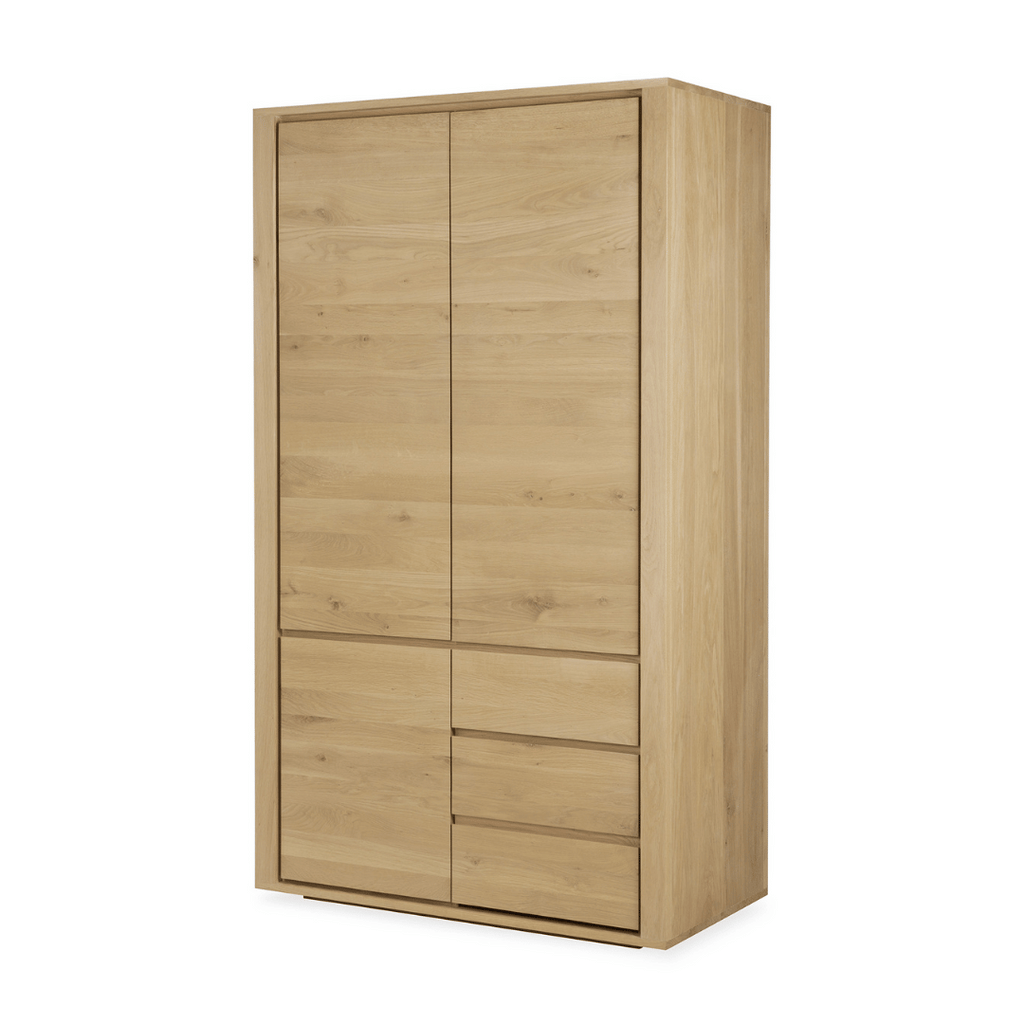 Meuble de rangement chêne Oak Oak avec rangement pour bureau