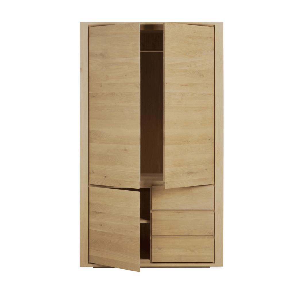 Meuble de rangement chêne Oak Oak avec rangement pour bureau