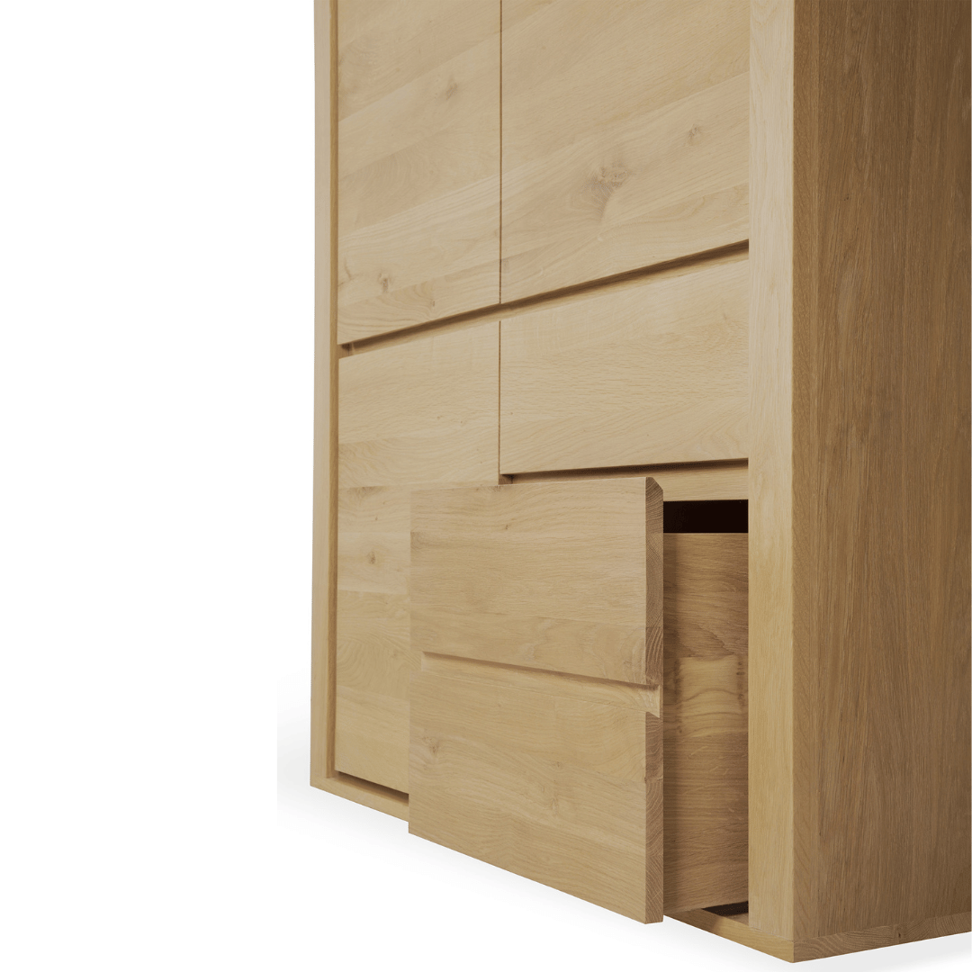 Meuble de rangement chêne Oak Oak avec rangement pour bureau