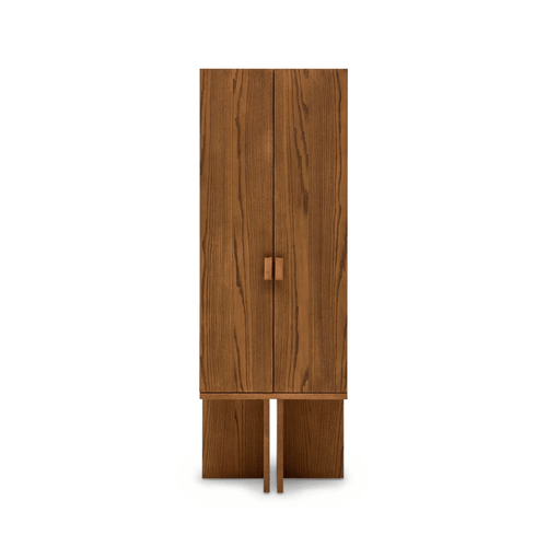 Meuble de rangement pour bureau en frêne avec compartiments de rangement