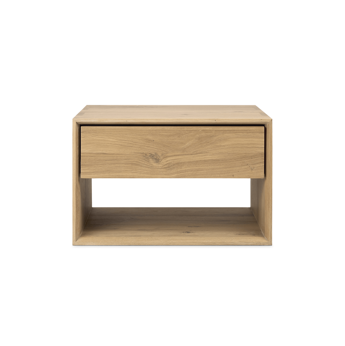 Table de chevet chêne chêne pour chambre à coucher