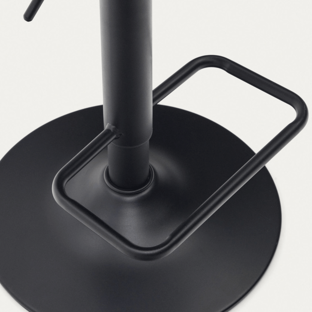 Tabouret de bar vert avec revêtement en tissu pour cuisine
