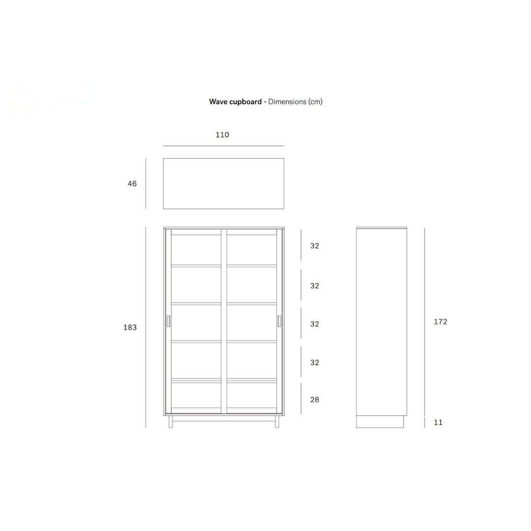 Meuble de rangement en chêne naturel avec espace de rangement pour bureau